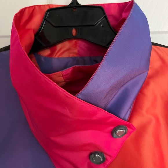 Vintage Retro 1990s FEMME 2-piece Color Block Ski Jacket & Vest Combo! - Picture 4 of 13